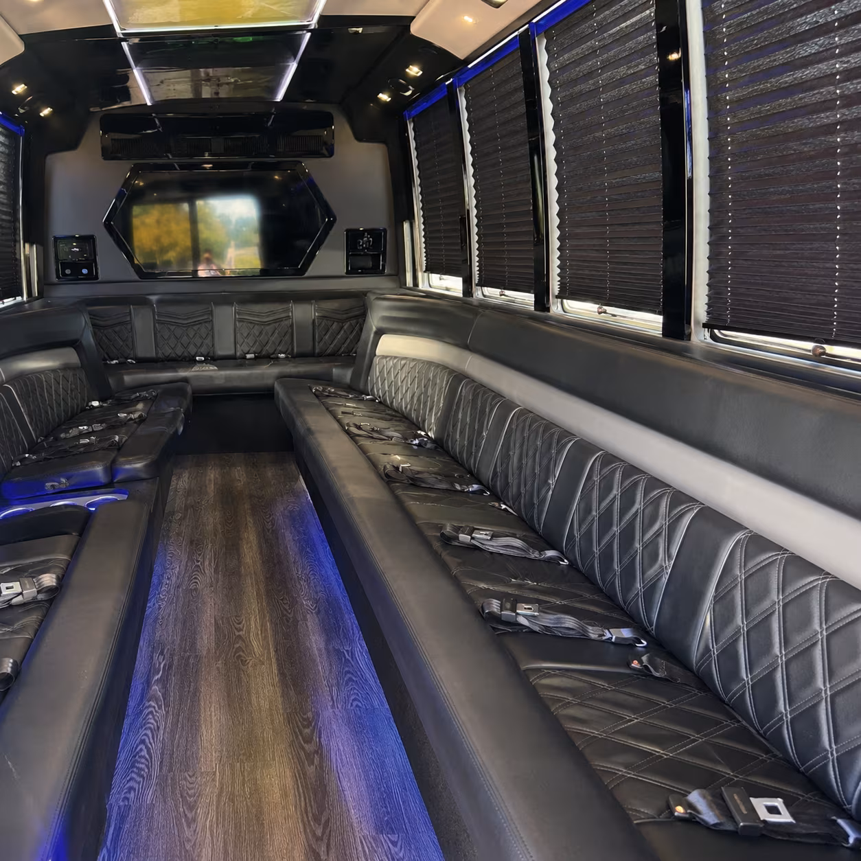 party buses for baraat processions and bridal party arrivals in middlesex county