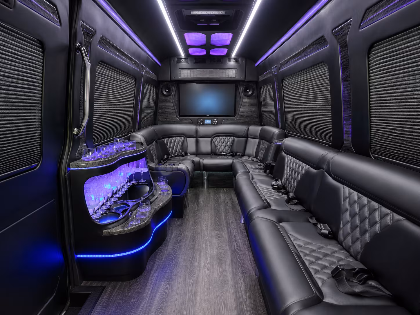 woodbridge employee transportation onboard seating