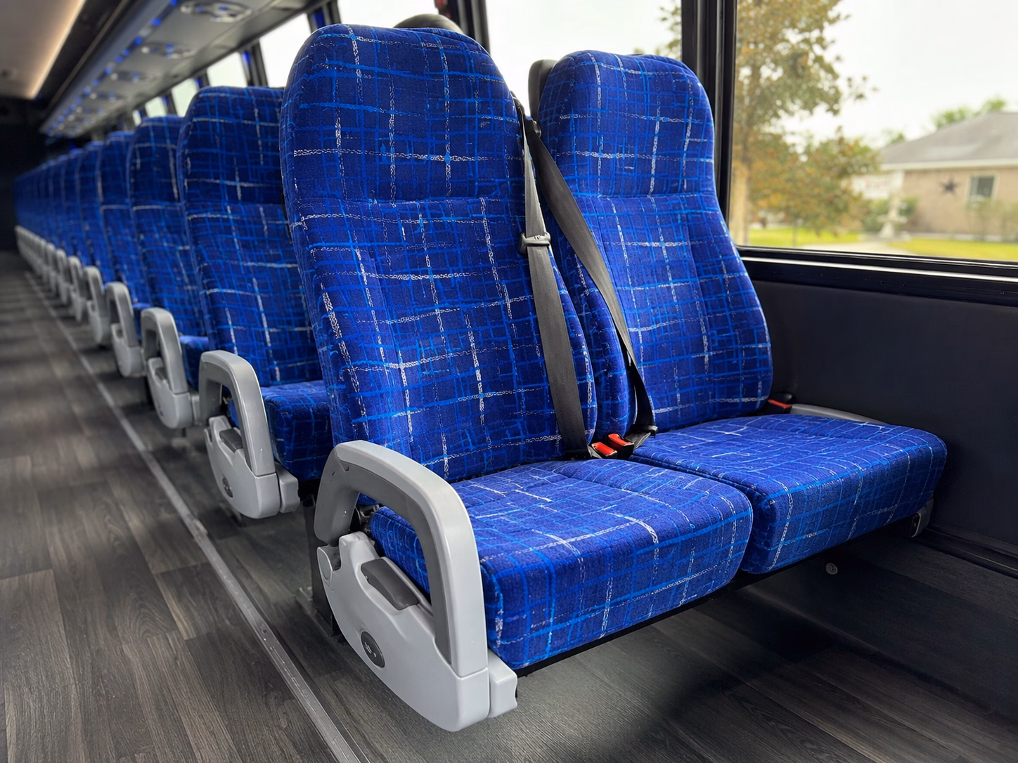 woodbridge wedding transportation onboard seating